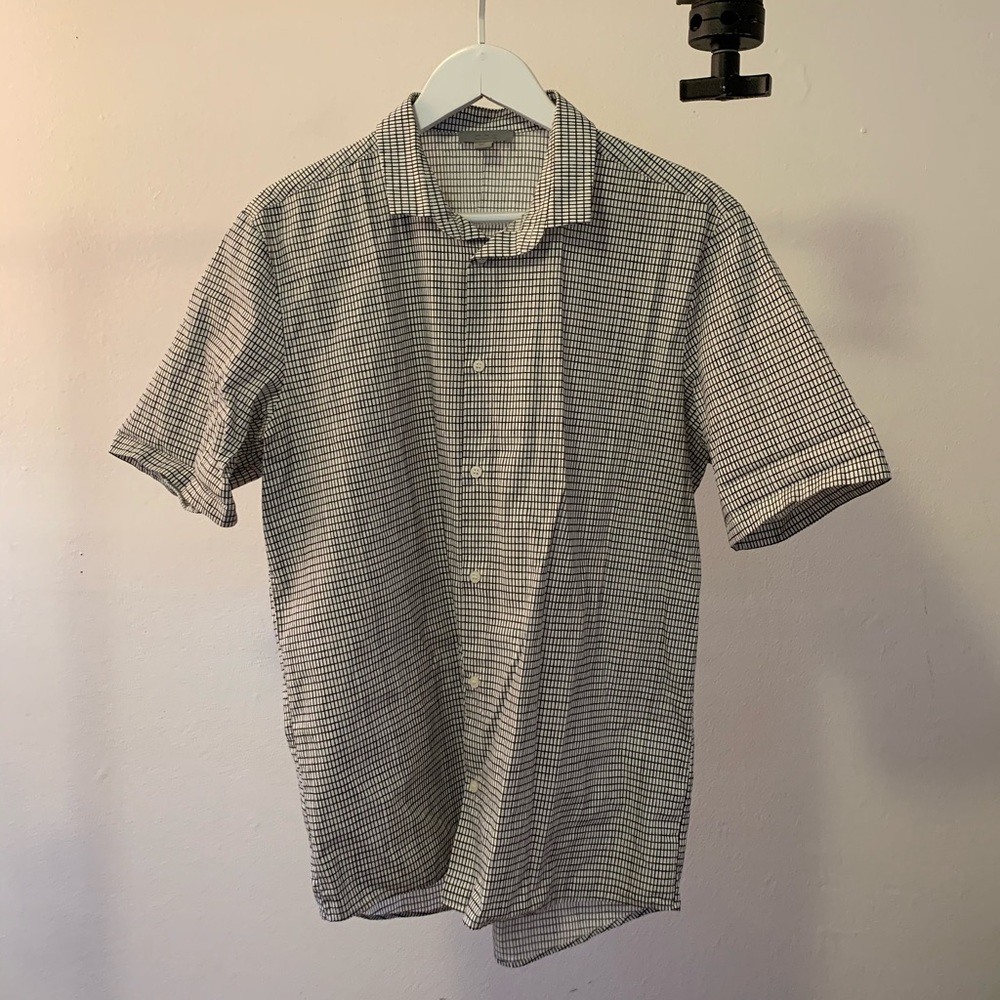 COS short sleeve button up shirt.